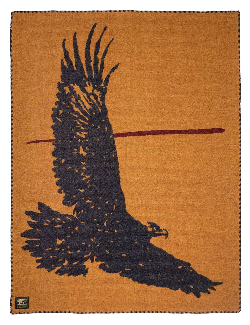 Indigofera - Eagle Wool Blanket - Orange