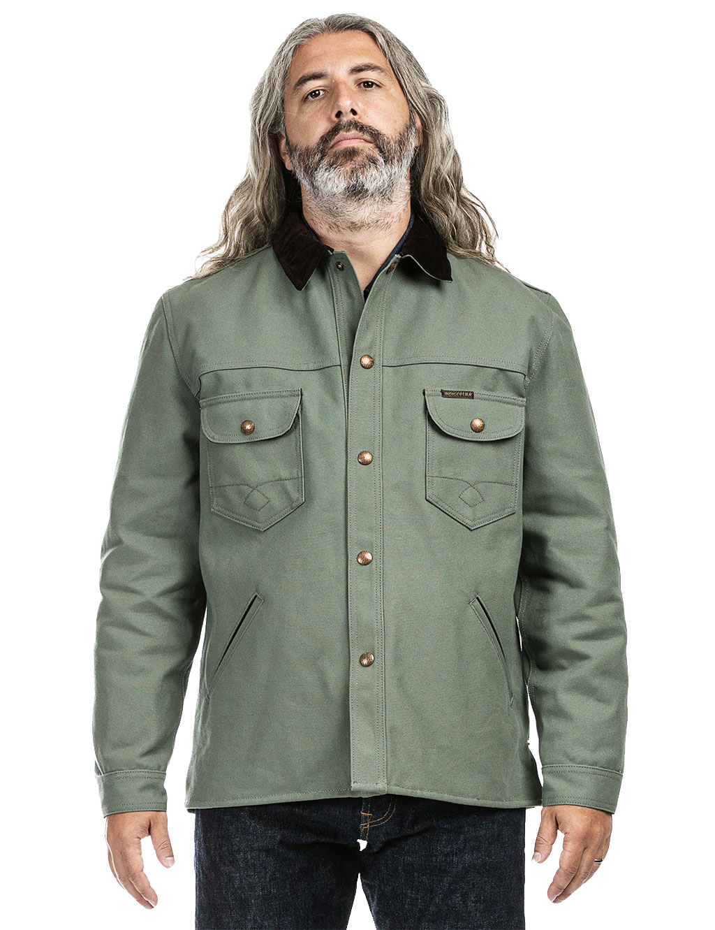 Indigofera - Fargo Rider Jacket Smithson Canvas - MASH Green