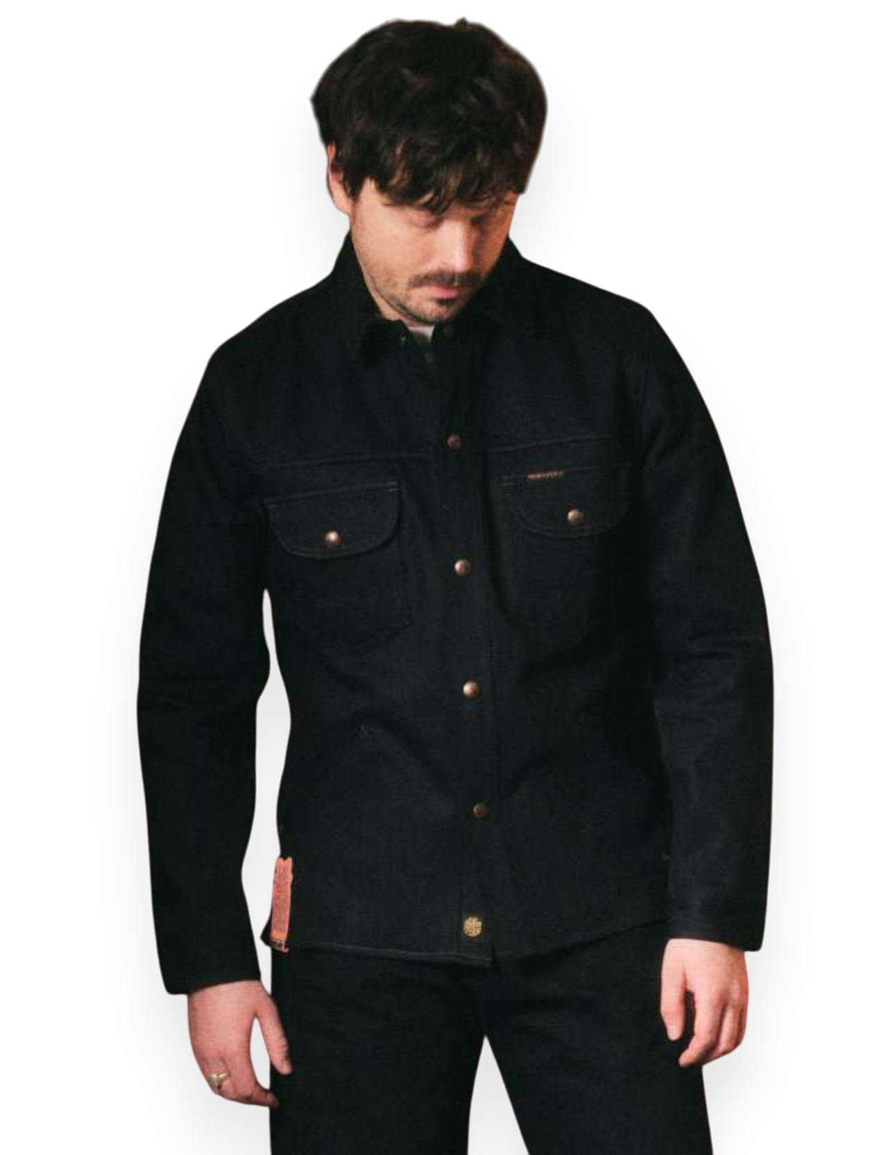 Indigofera---Fargo-Trucker-Jacket---Gunpowder-Black