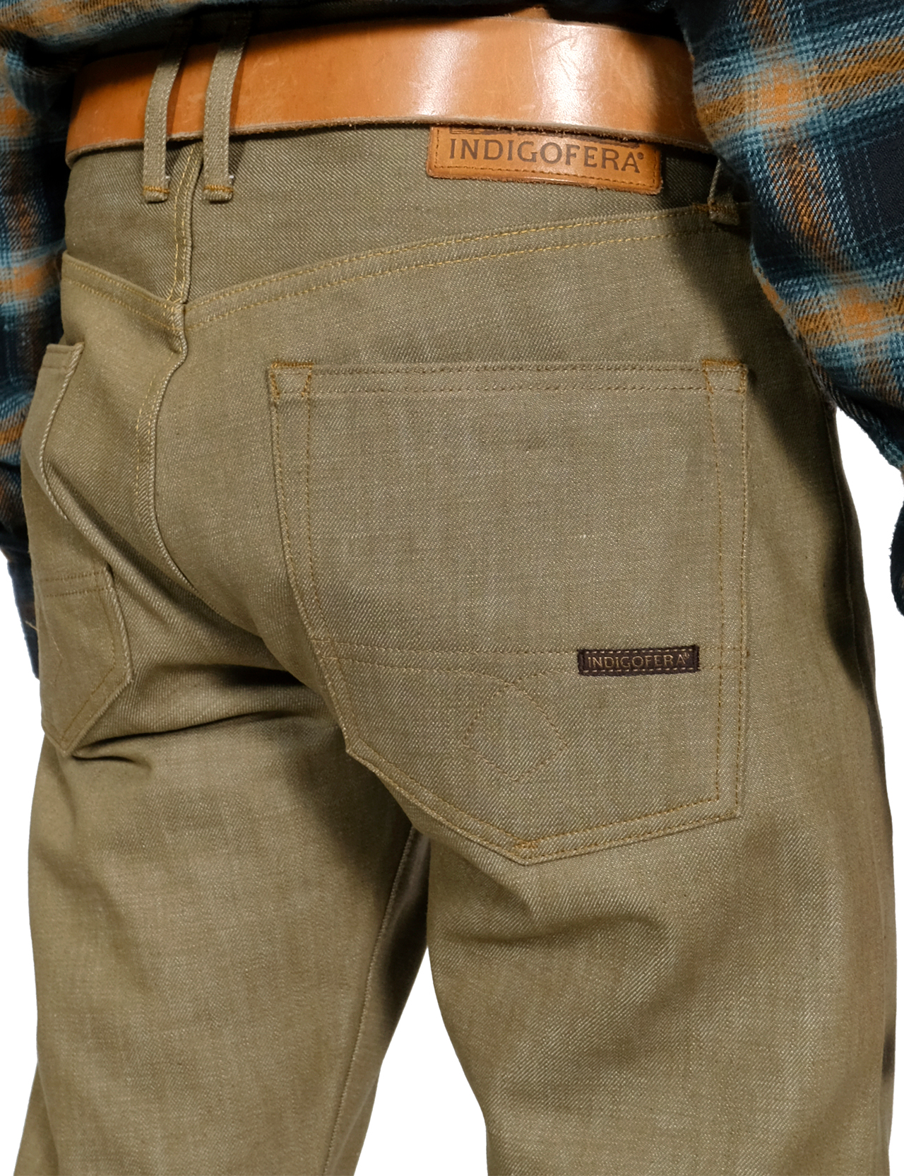 Indigofera Hawk Bootcut Jeans Spring Desert Denim 13.5 oz