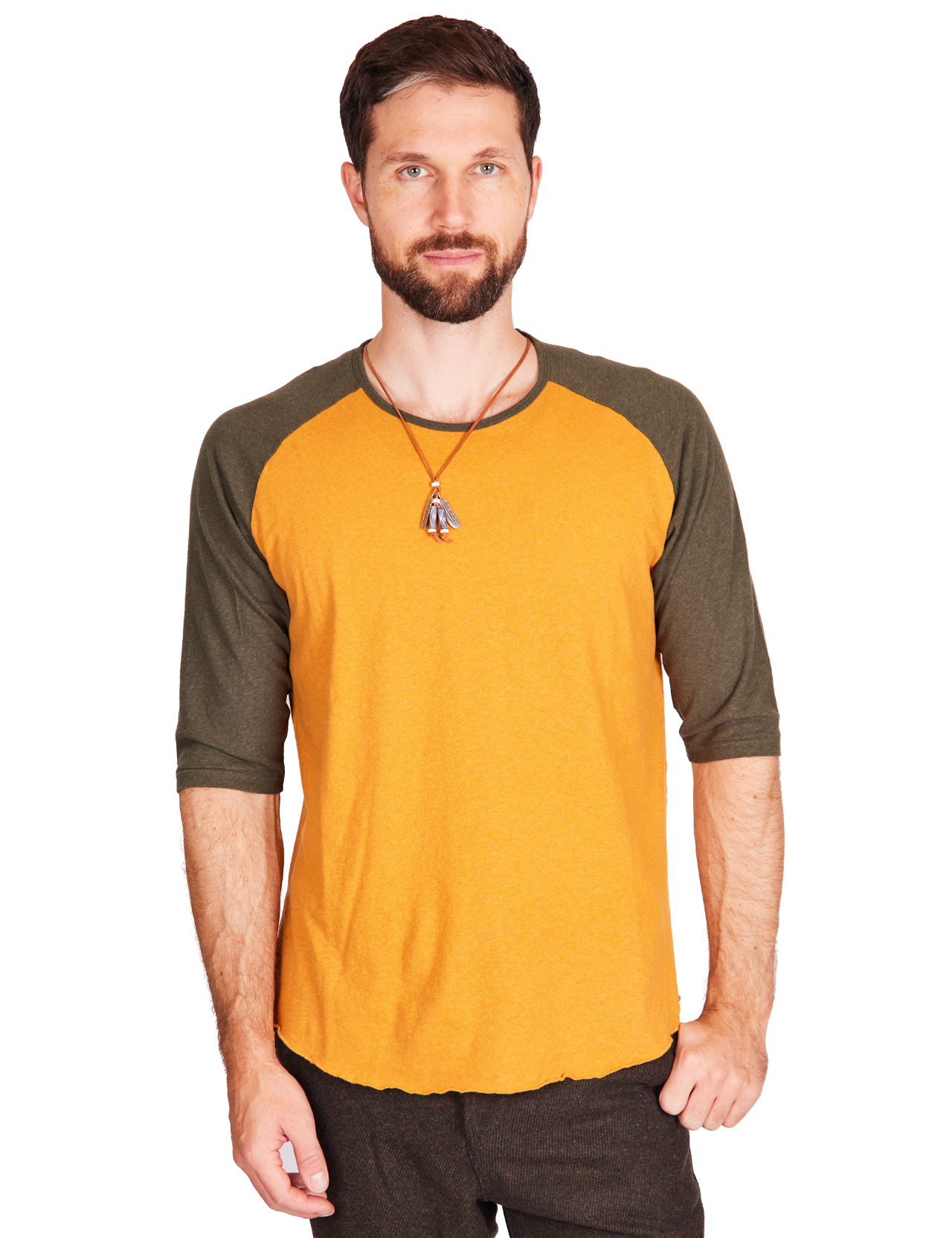 Indigofera---Leon-Raglan-Sweater---Orange-Green-Resin1