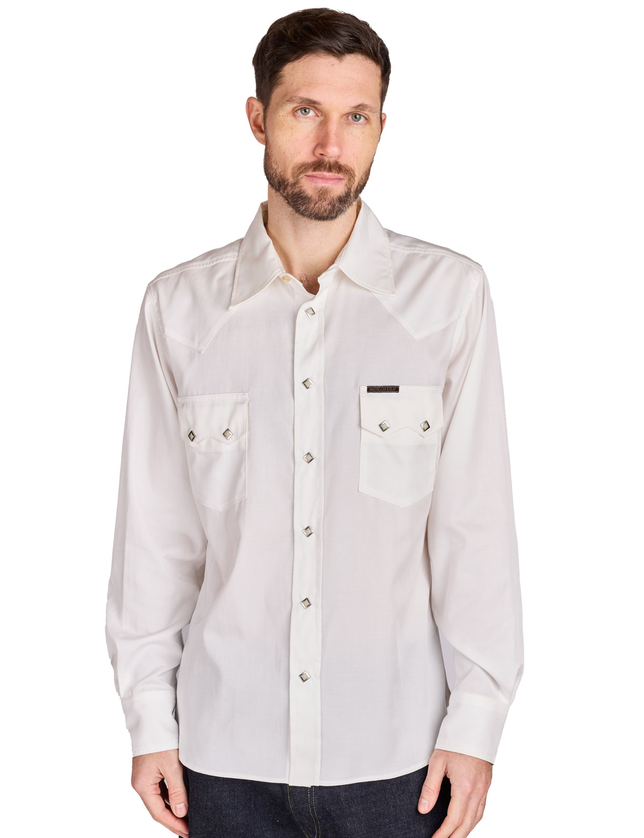 Indigofera - Lindell Western Shirt - White