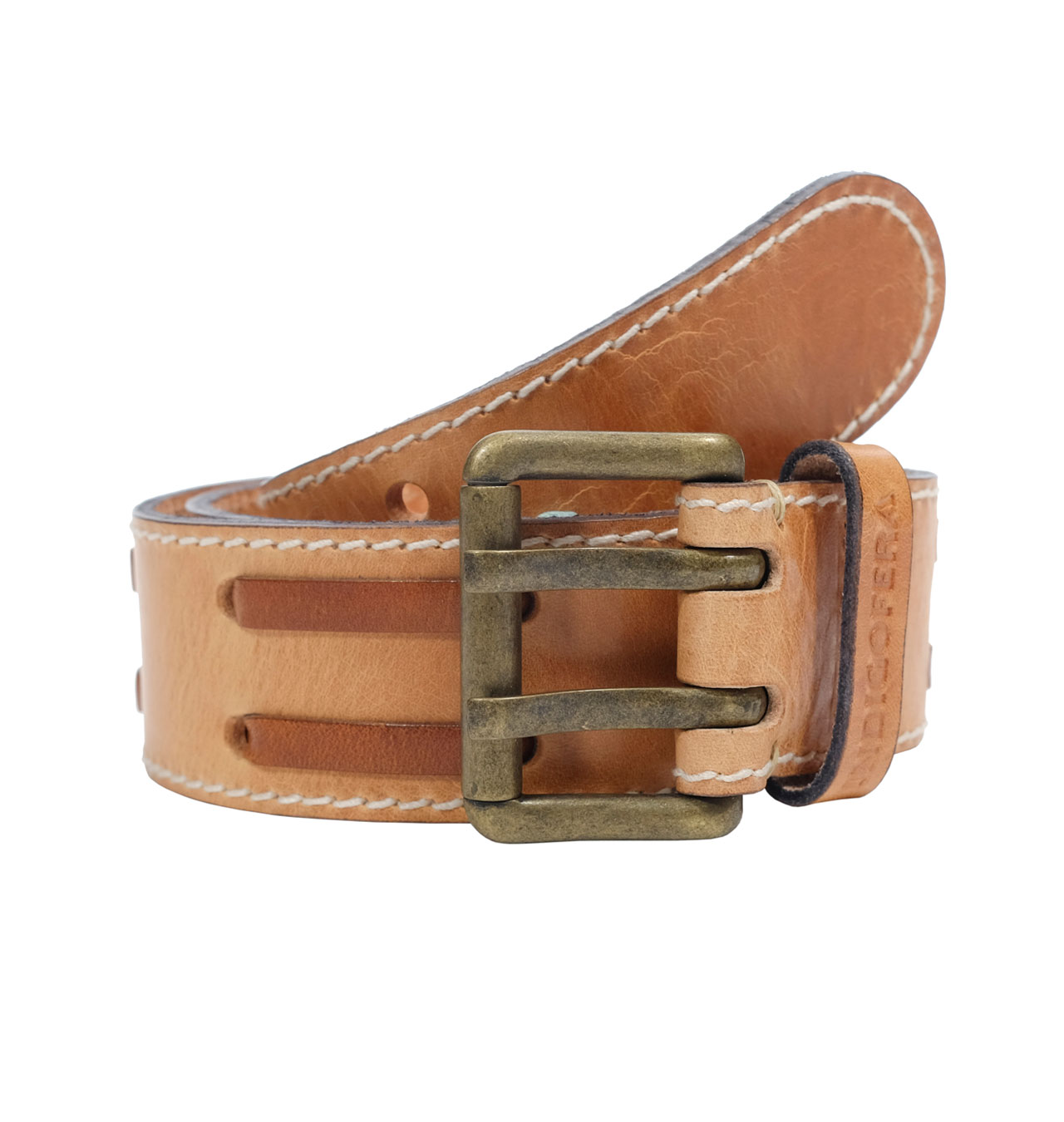 Indigofera - Luke Leather Belt- Natural