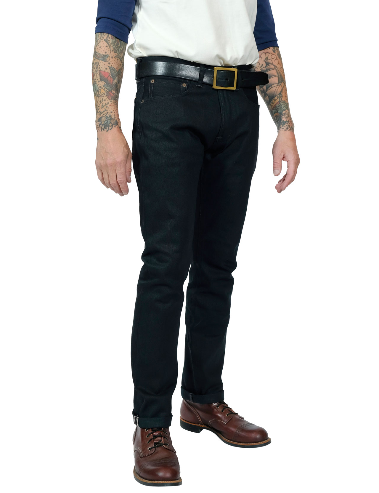 Indigofera---Nash-Gunpowder-Selvage-Jeans-Black---14oz-9912345
