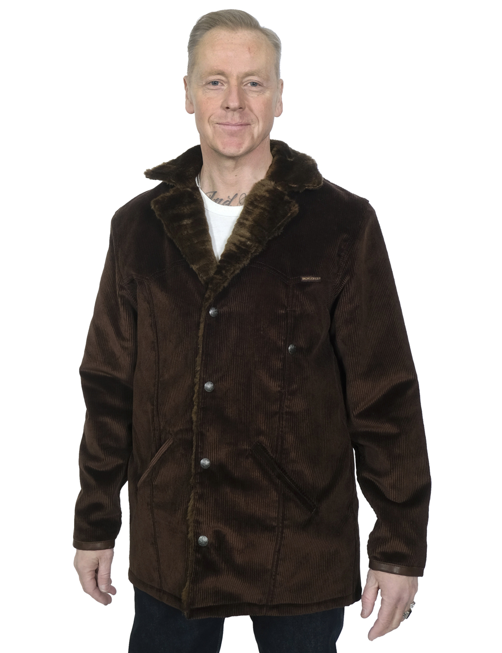 Indigofera Ranch Jacket Brown Corduroy