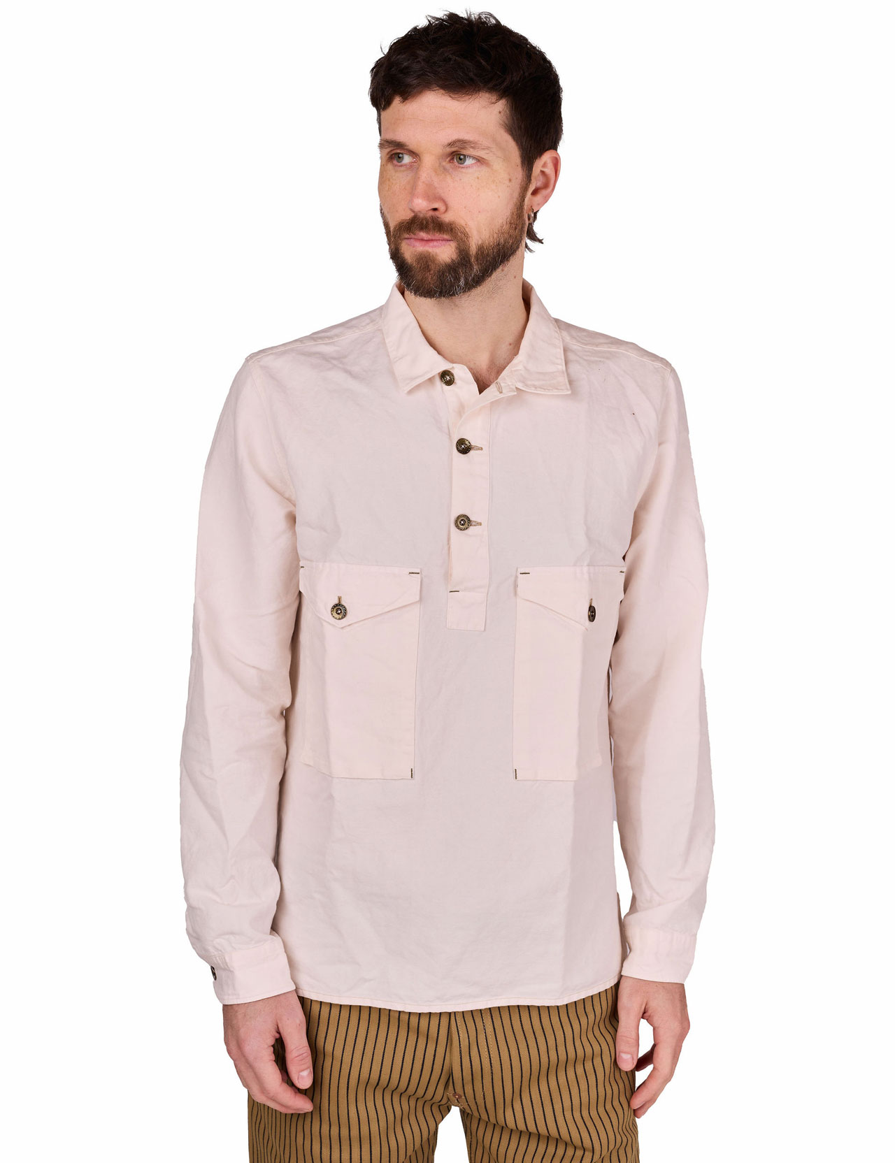 Indigofera---Terrence-Cotton---Linen-Shirt---Cocatoo32