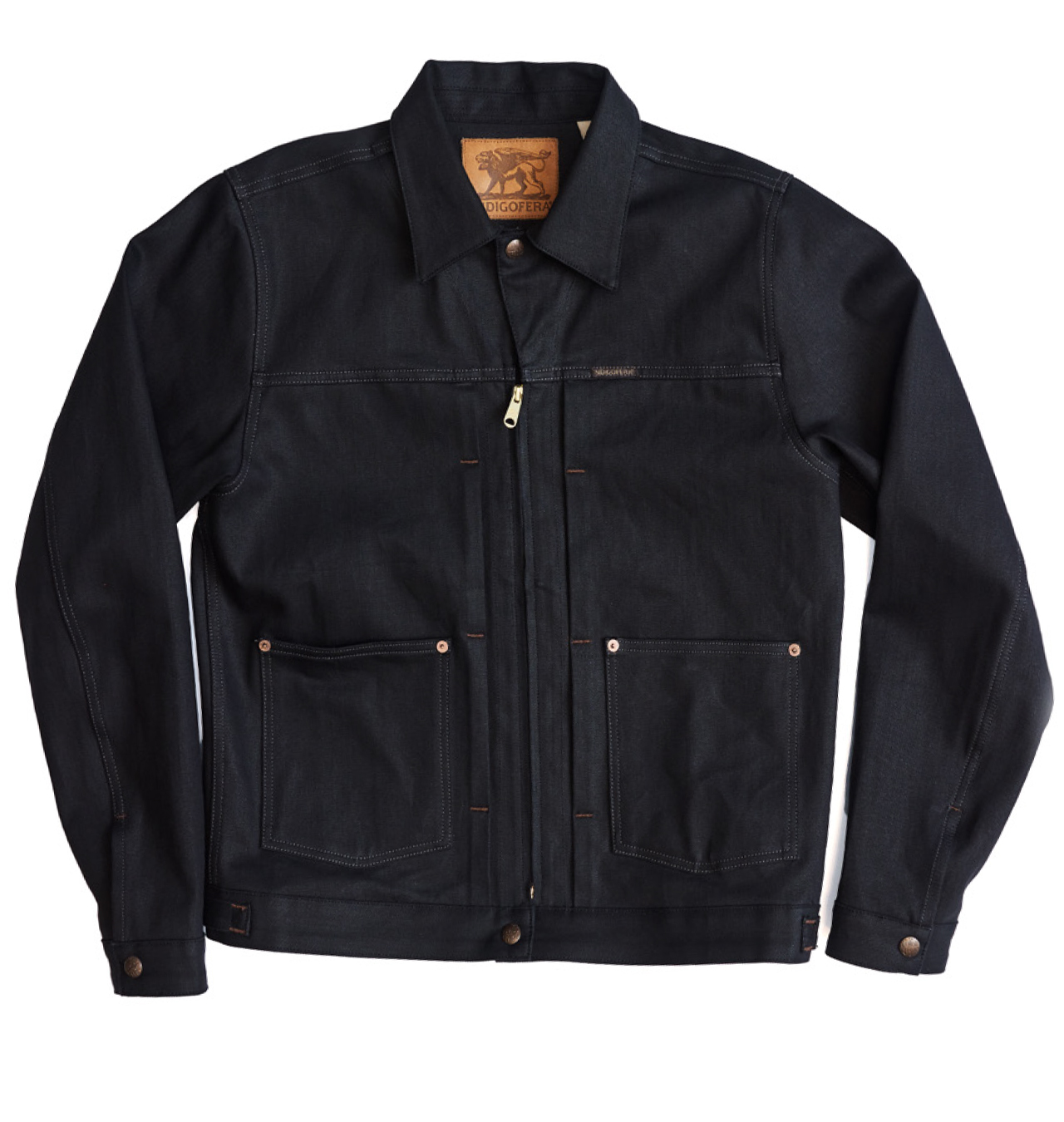 Indigofera - Wibaux Broken Twill Jacket - Black
