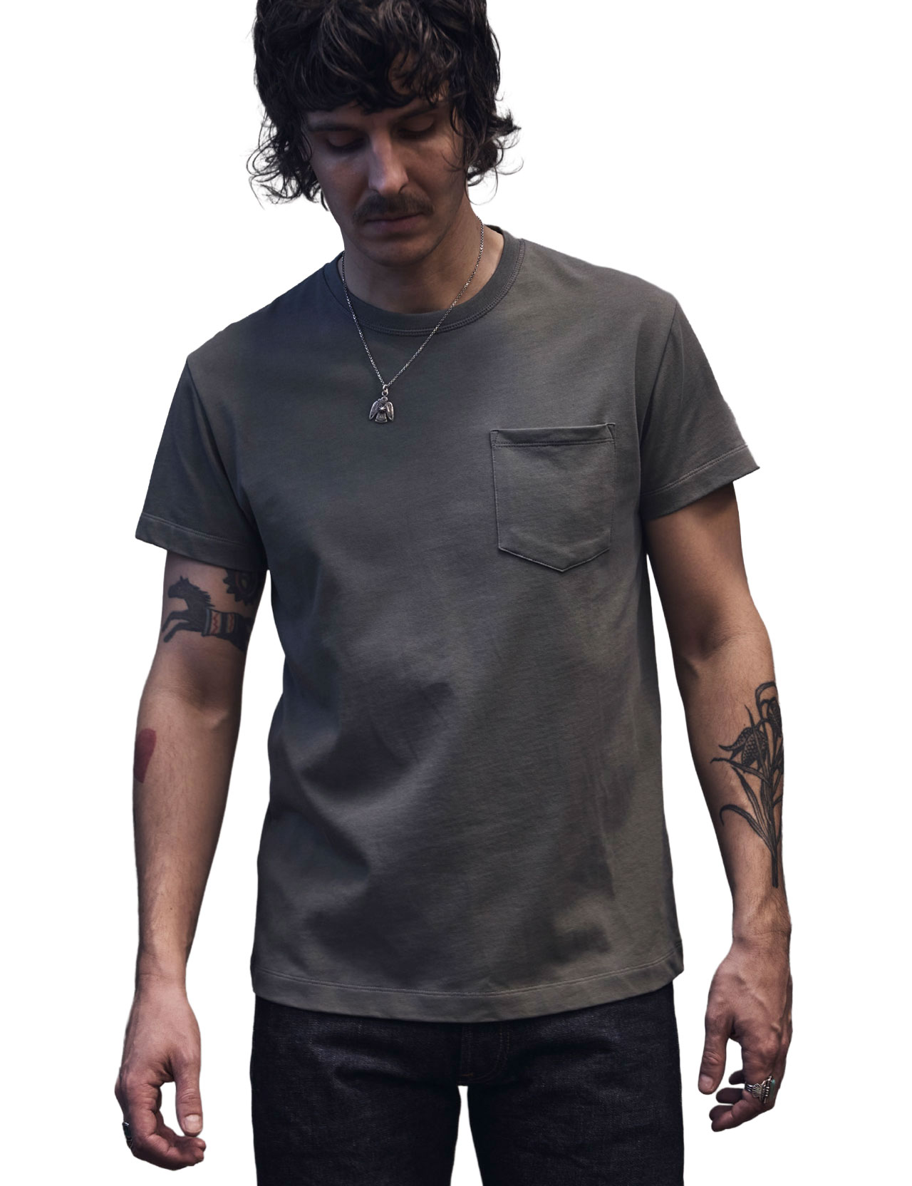 Indigofera - Wilson Pocket T-Shirt - Mash