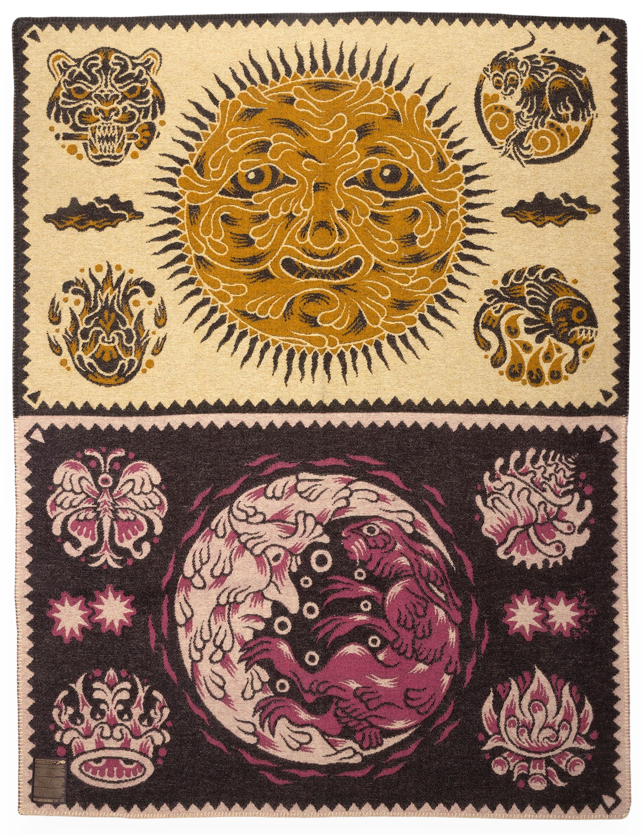 Indigofera x Björn Atldax - The Fifth Sun Wool Blanket