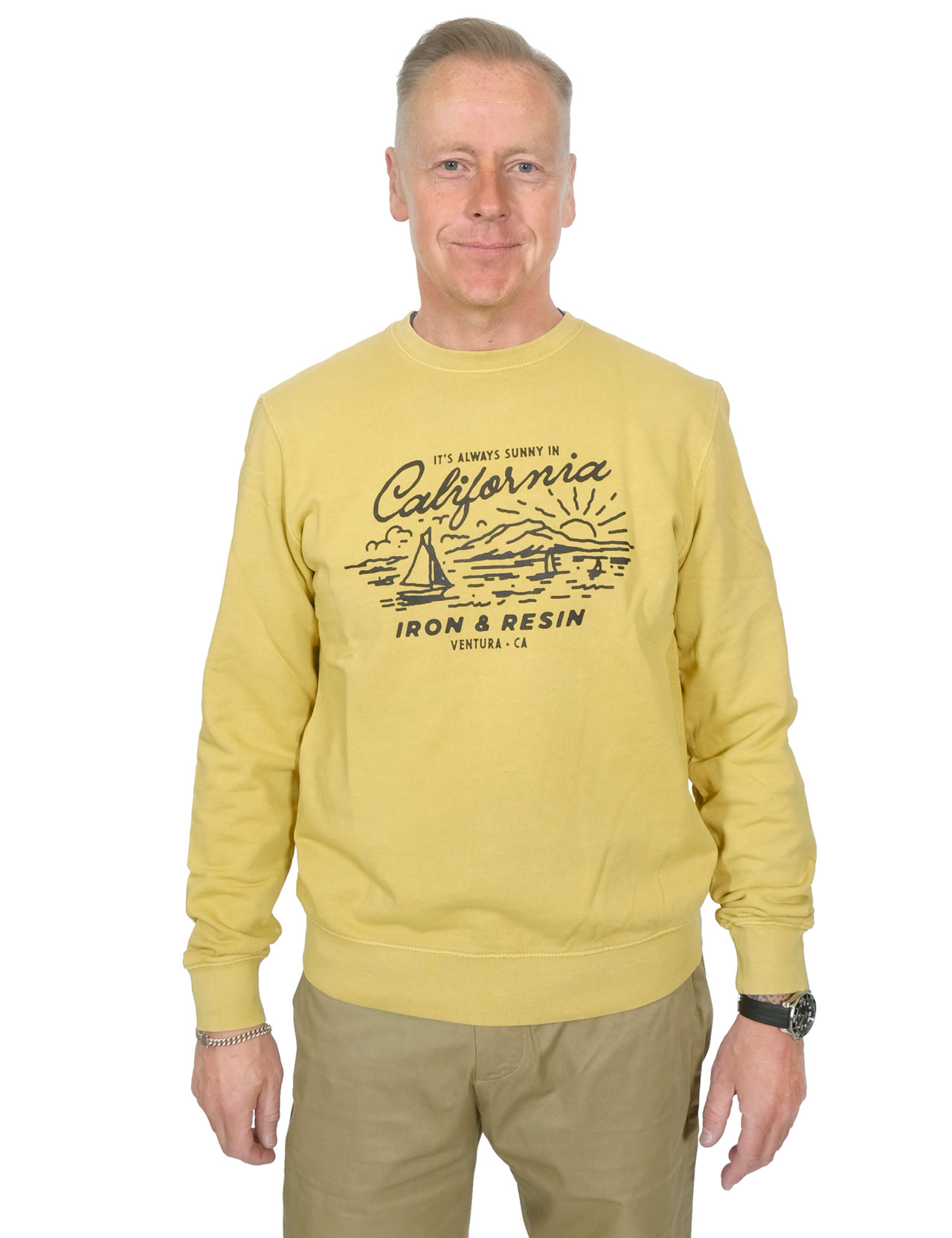 Iron & Resin - Always Sunny Roundneck Sweatshirt - Gold