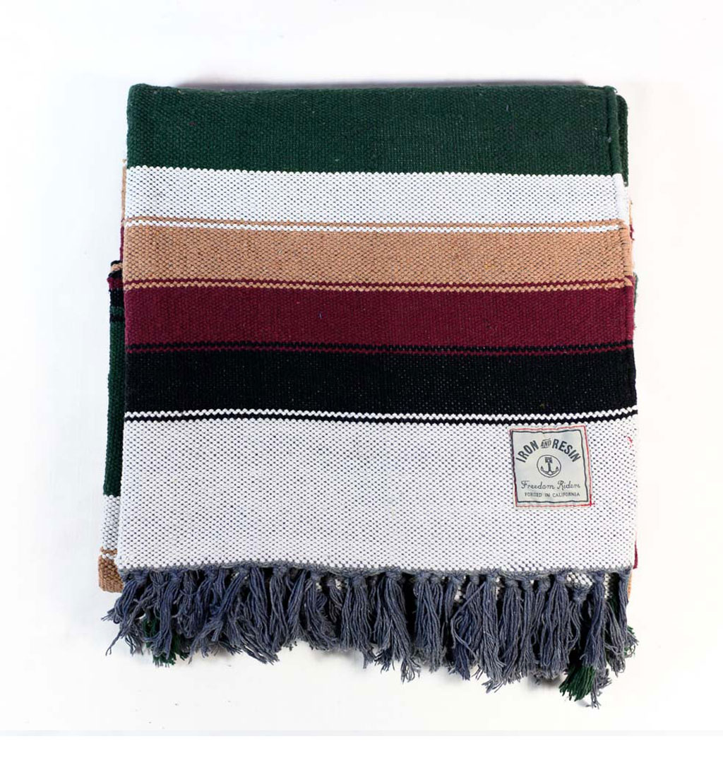 Iron & Resin - Calle Blanket - Green