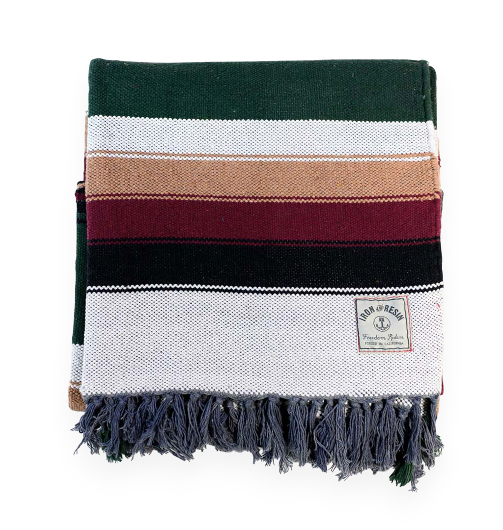 Iron & Resin - Calle Blanket - Green