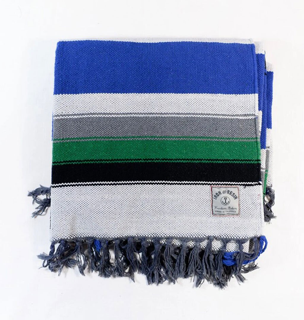 Iron & Resin - Calle Blanket - Navy
