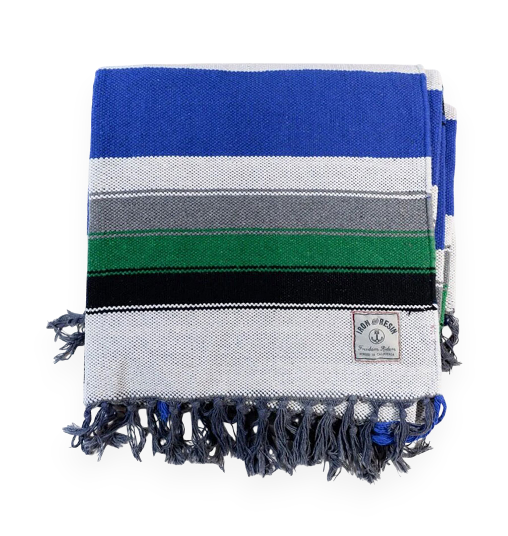 Iron & Resin - Calle Blanket - Navy