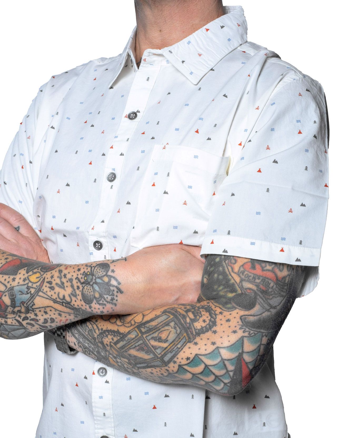 Iron & Resin Camp Shirt Natural