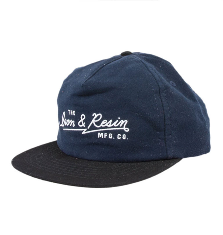 Iron---Resin---Champ-Snapback-Cap---Navy-2