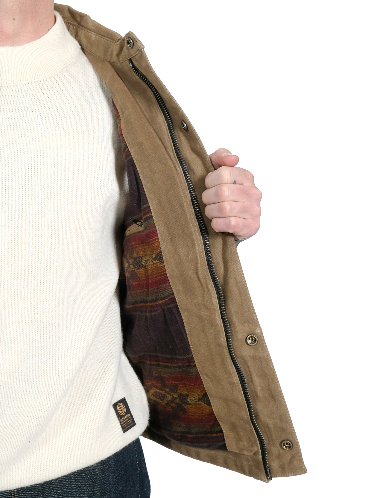 Iron & Resin Cruiser Jacket Field Tan