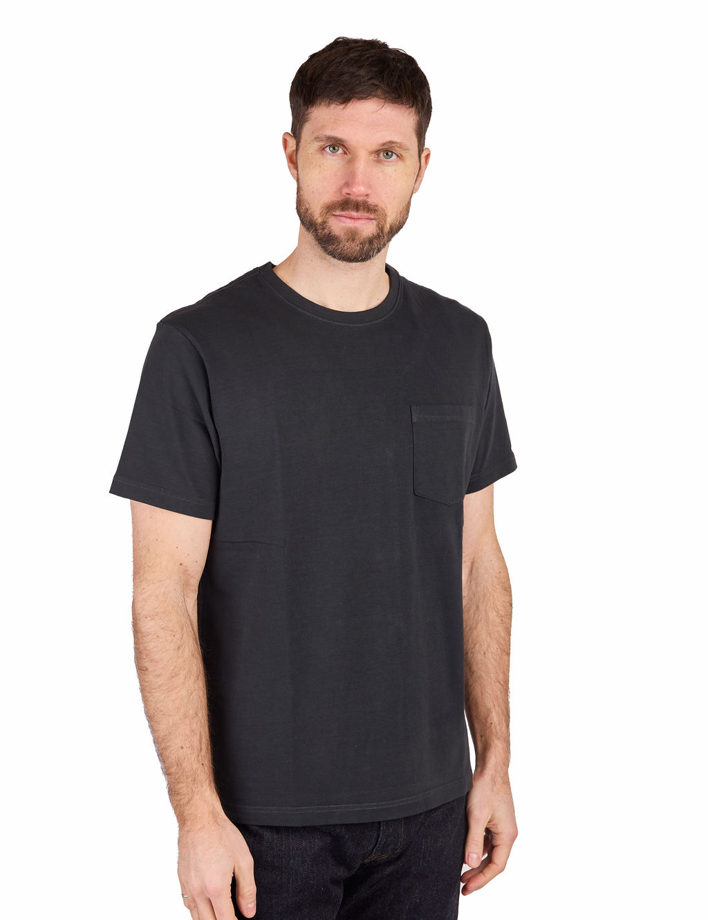 Iron & Resin - Faded Pocket T-Shirt - Charcoal