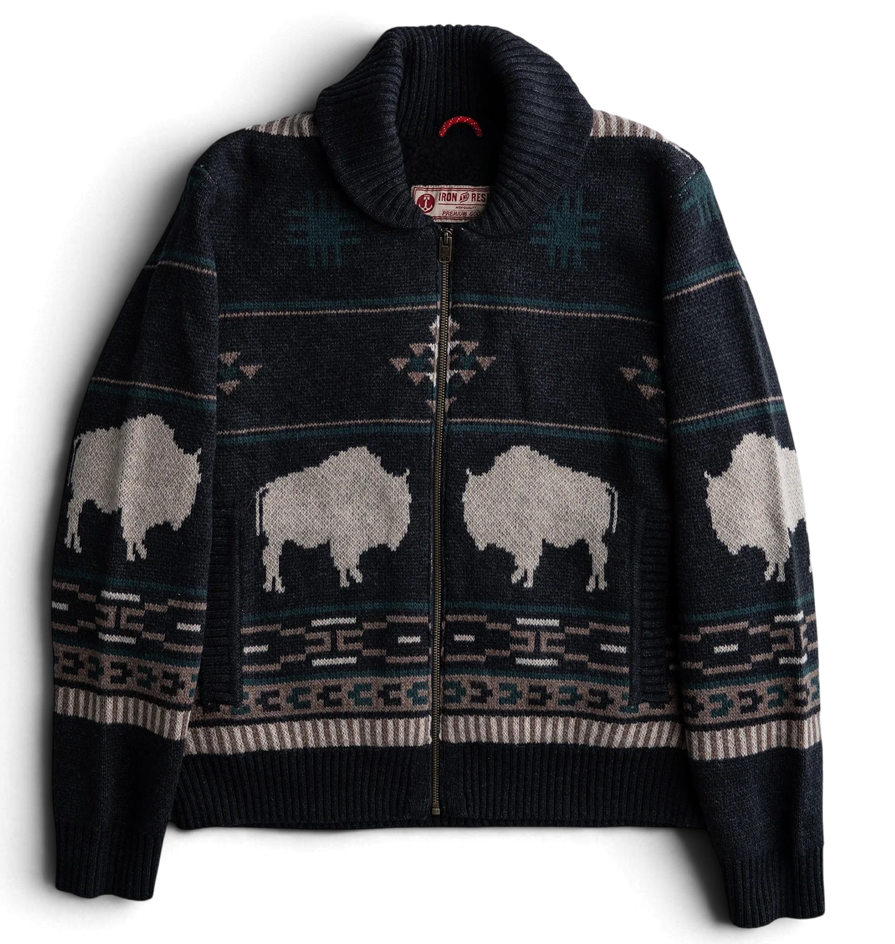Iron---Resin---Great-Plains-Cardigan---Black-1