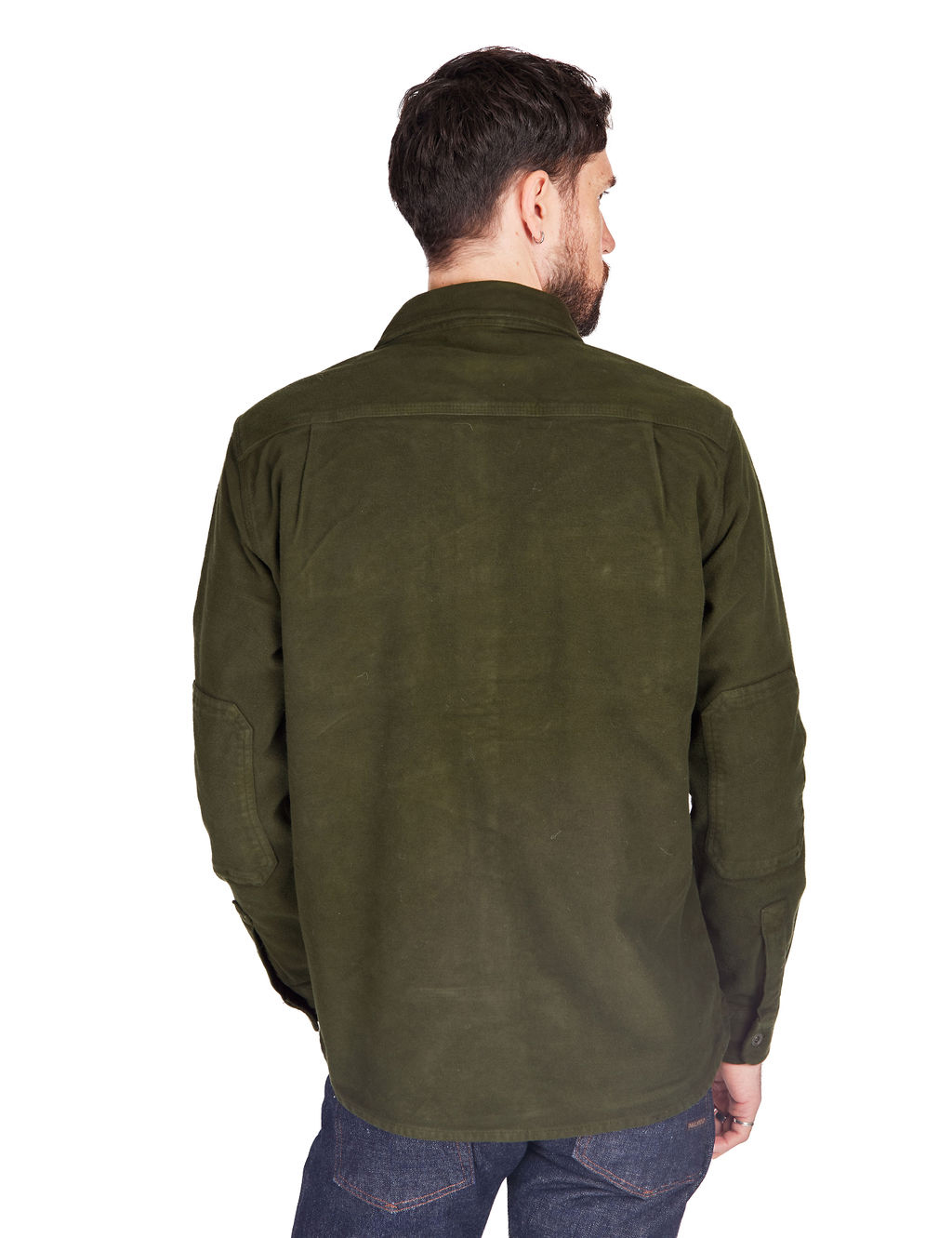 ★MOLLIOLLI★ ASHLEY half shirt jacket [dk.forest green] &SONS Lichen Moleskin Shirt Army Green