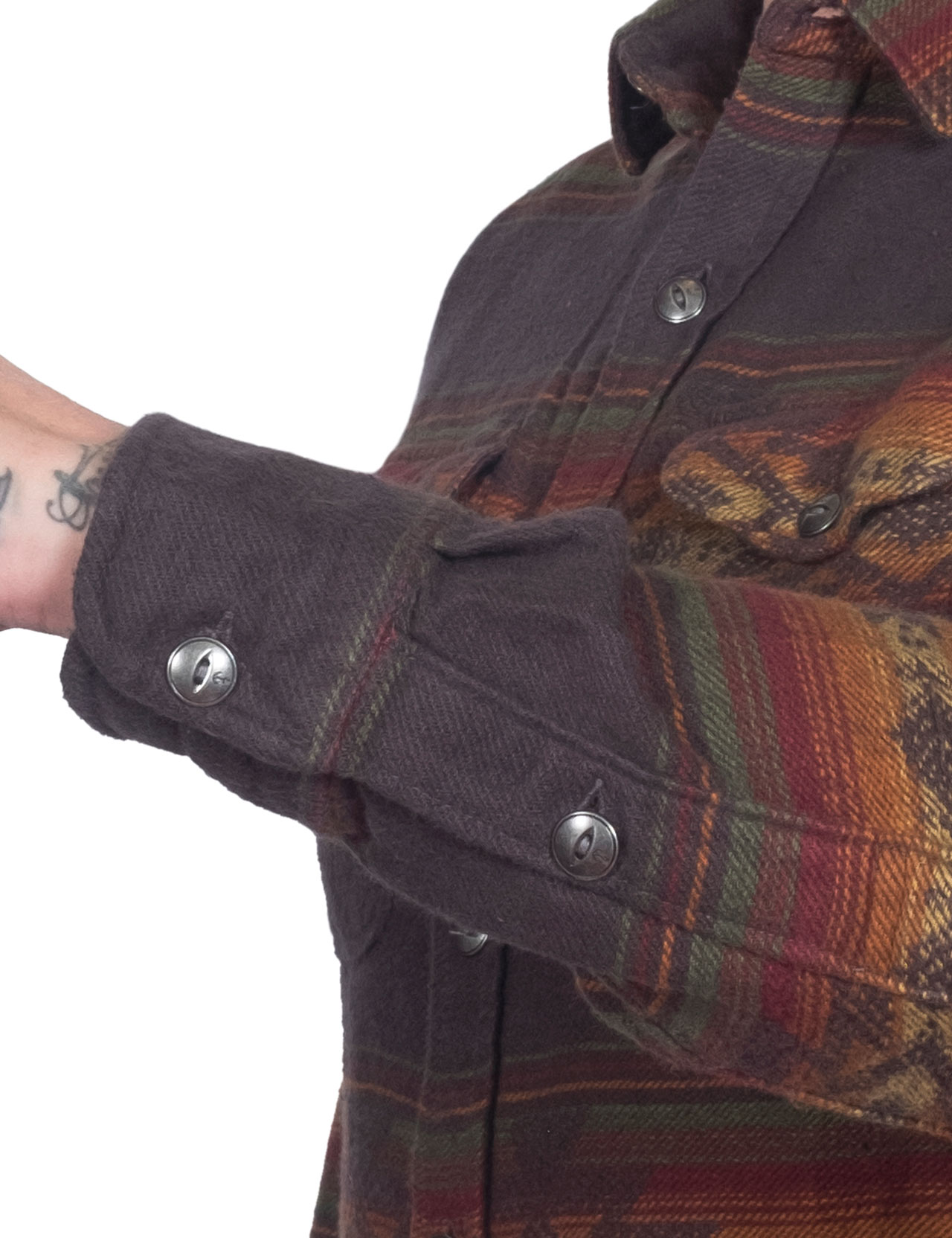 Iron & Resin Klamath Flannel Shirt Black Sverige