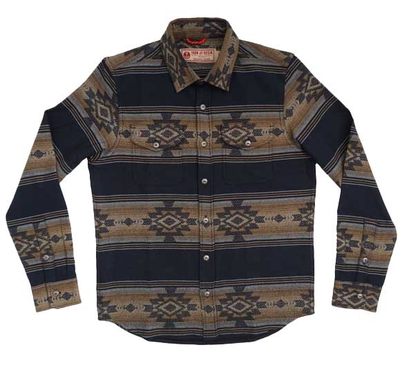 Iron & Resin - Klamath Flannel Shirt - Blue