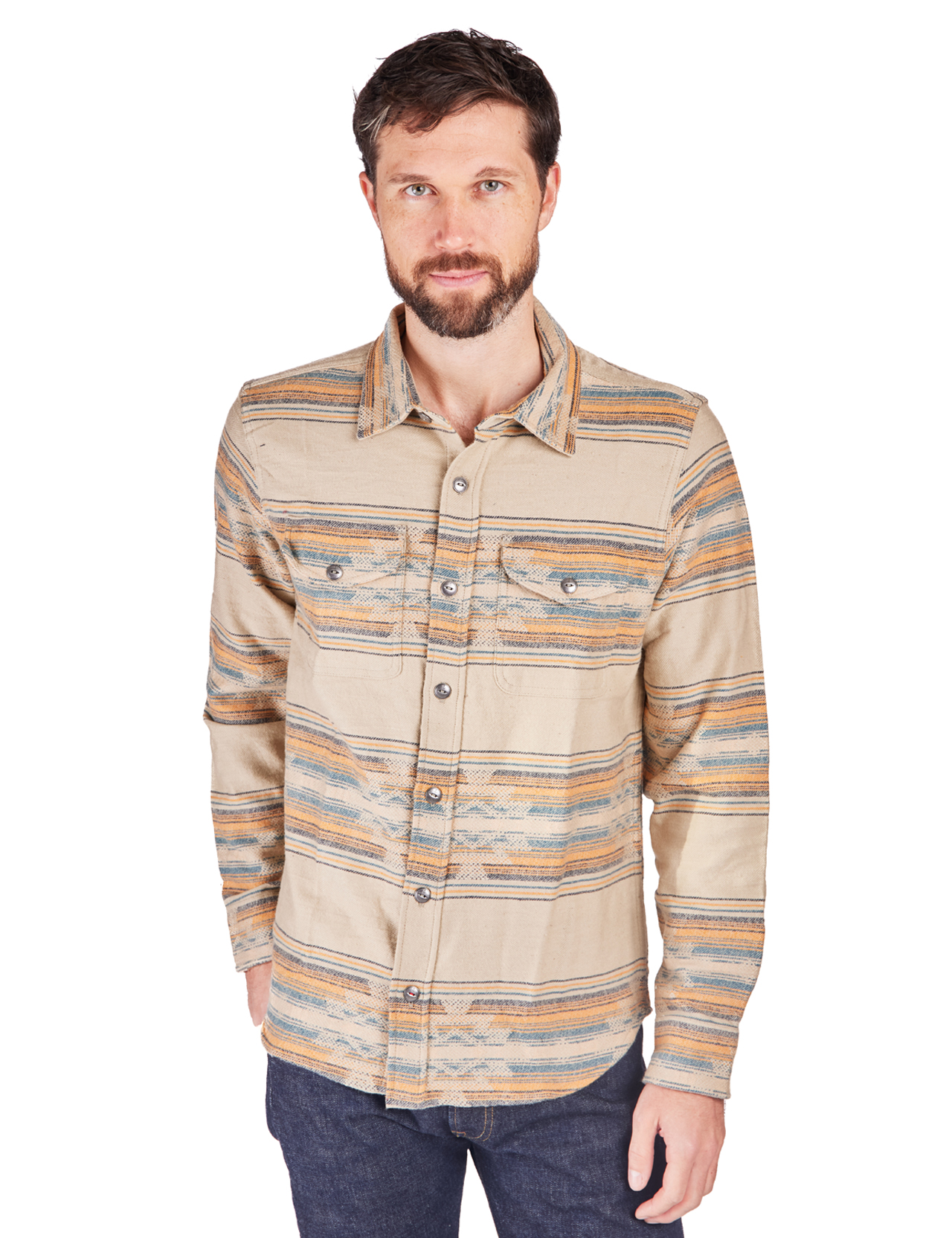 Iron & Resin - Klamath Flannel Shirt - Grey