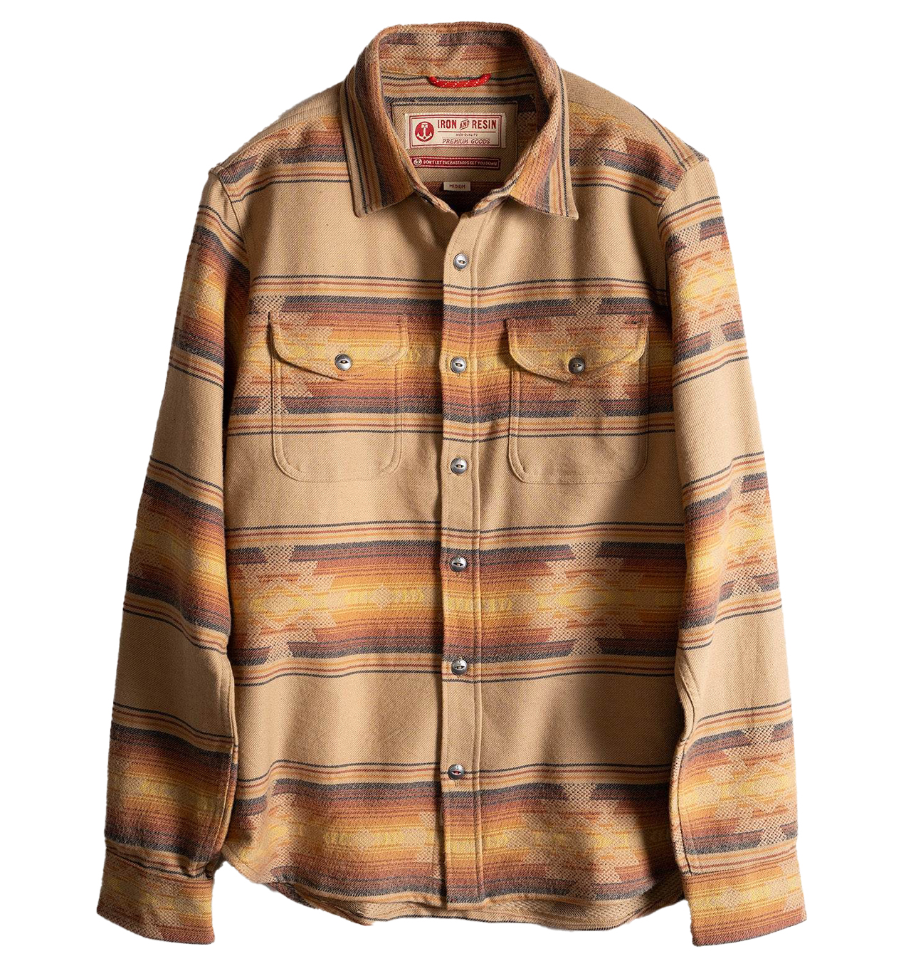 Iron & Resin - Klamath Flannel Shirt - Natural