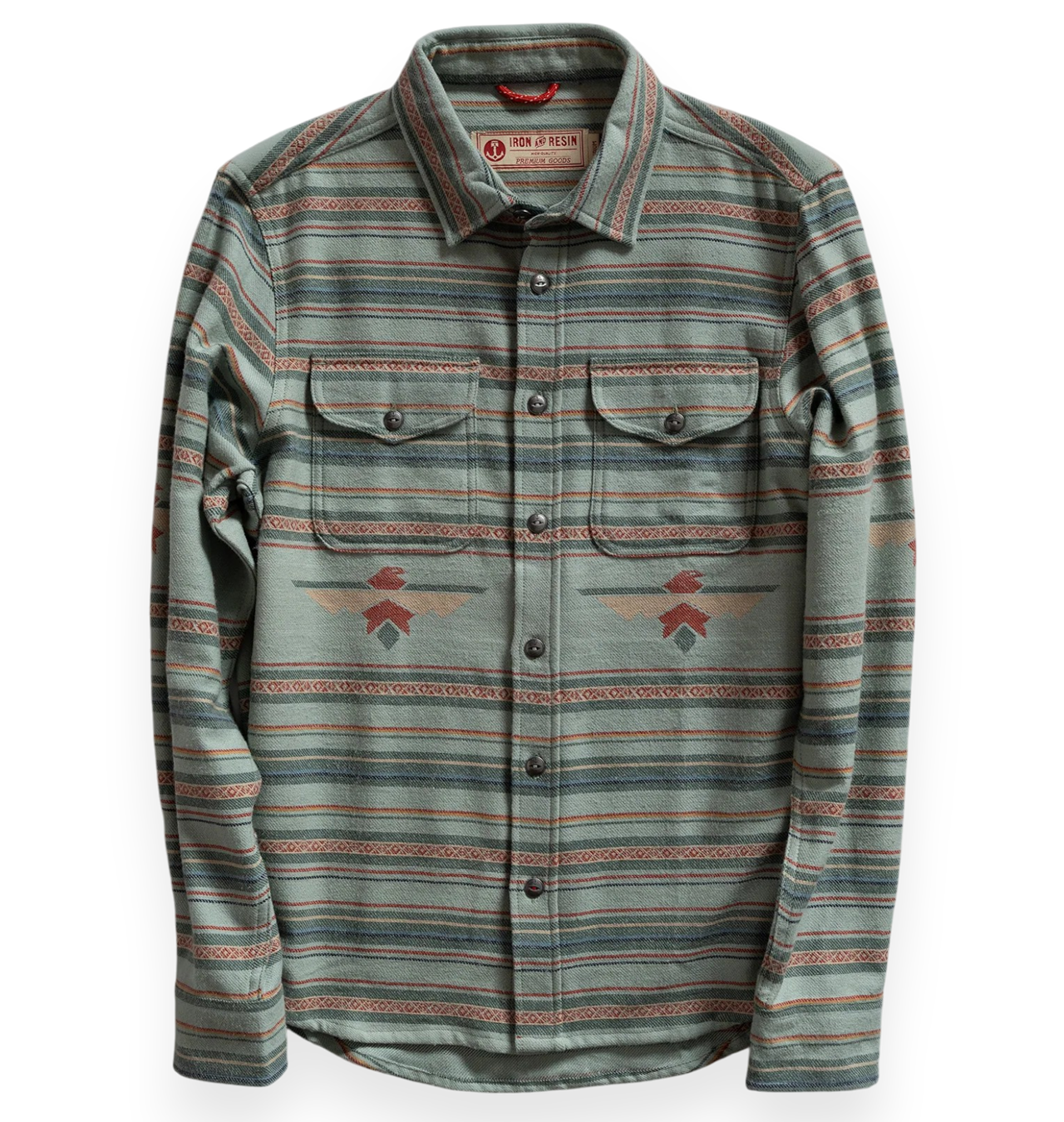 Iron---Resin---Lawland-Flannel-Shirt---Green