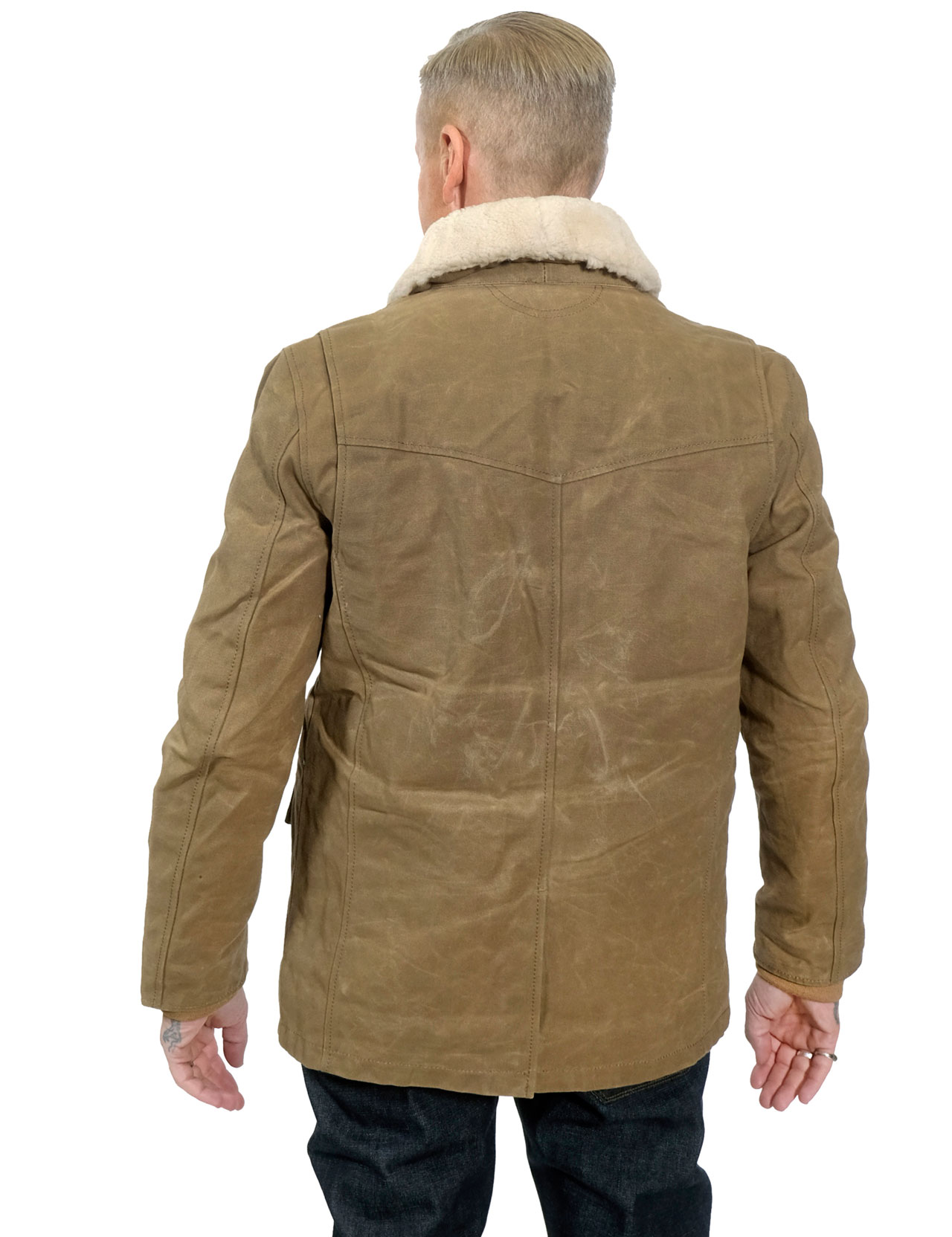 Iron & Resin Lincoln Jacket Waxed Tan