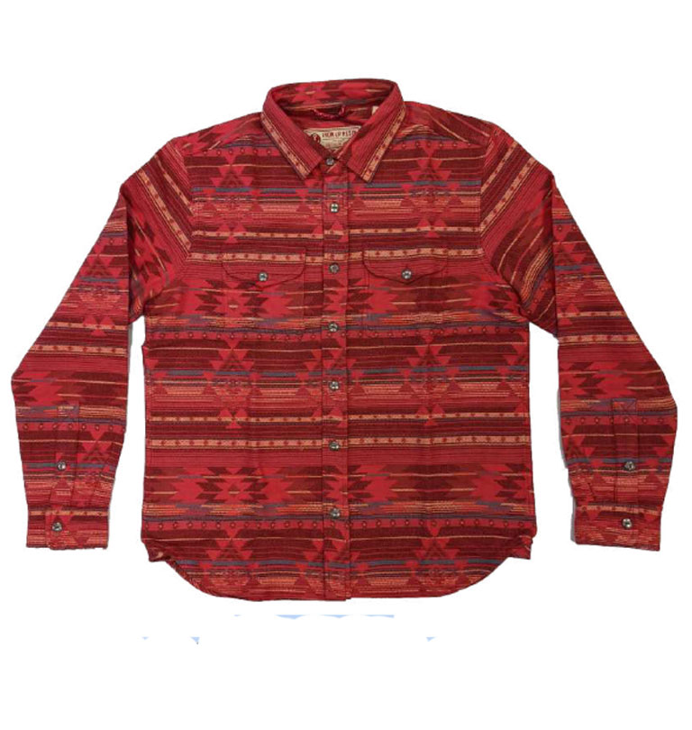 Iron---Resin---Navajo-Flannel-Shirt---Red