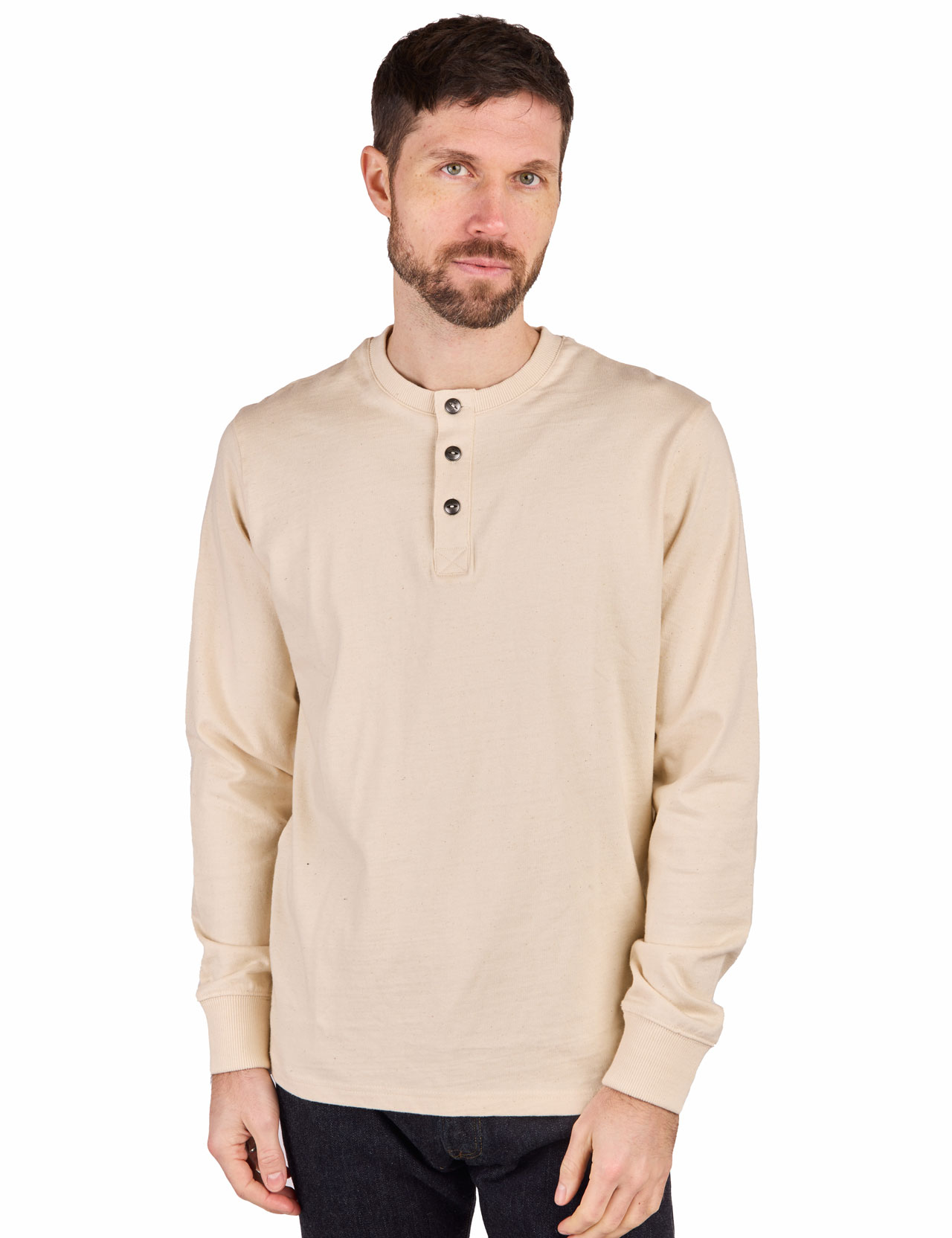 Iron & Resin - Prospector Henley Shirt - Natural