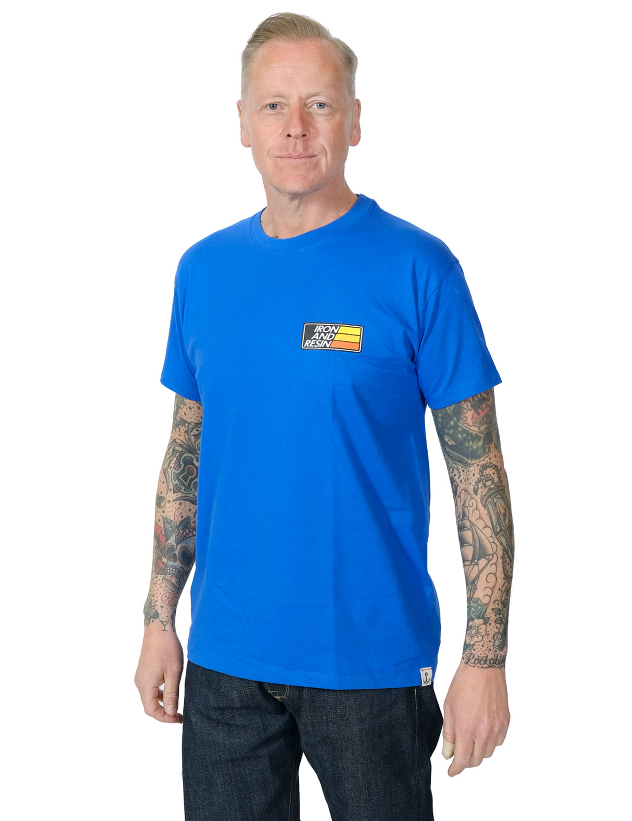 Iron & Resin - Stewart Tee - Electric Blue