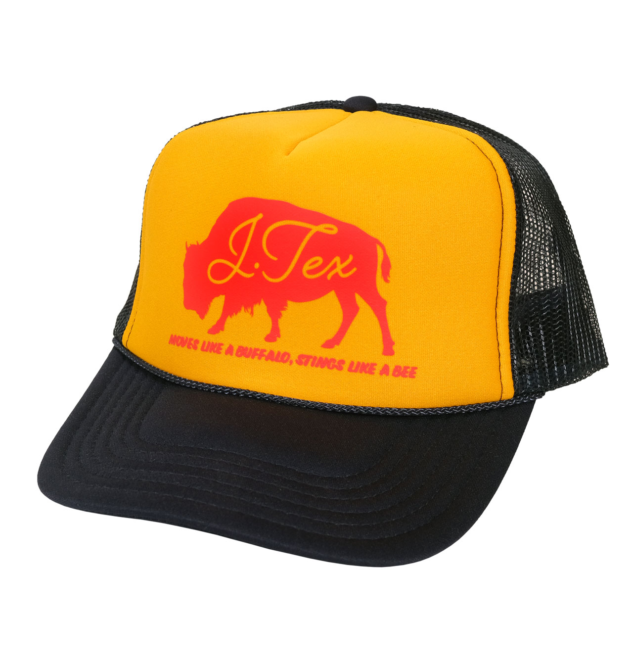 J-Tex---Moves-Like-A-Buffalo-Trucker-Cap---NavyYellowRed33