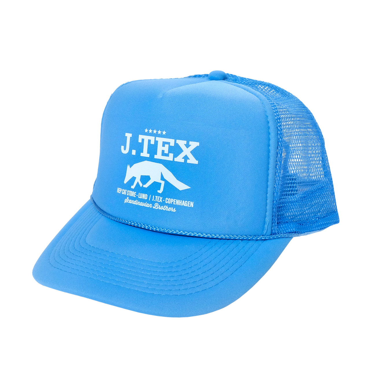 J Tex - Scandinavian Brothers Trucker Cap - California Blue