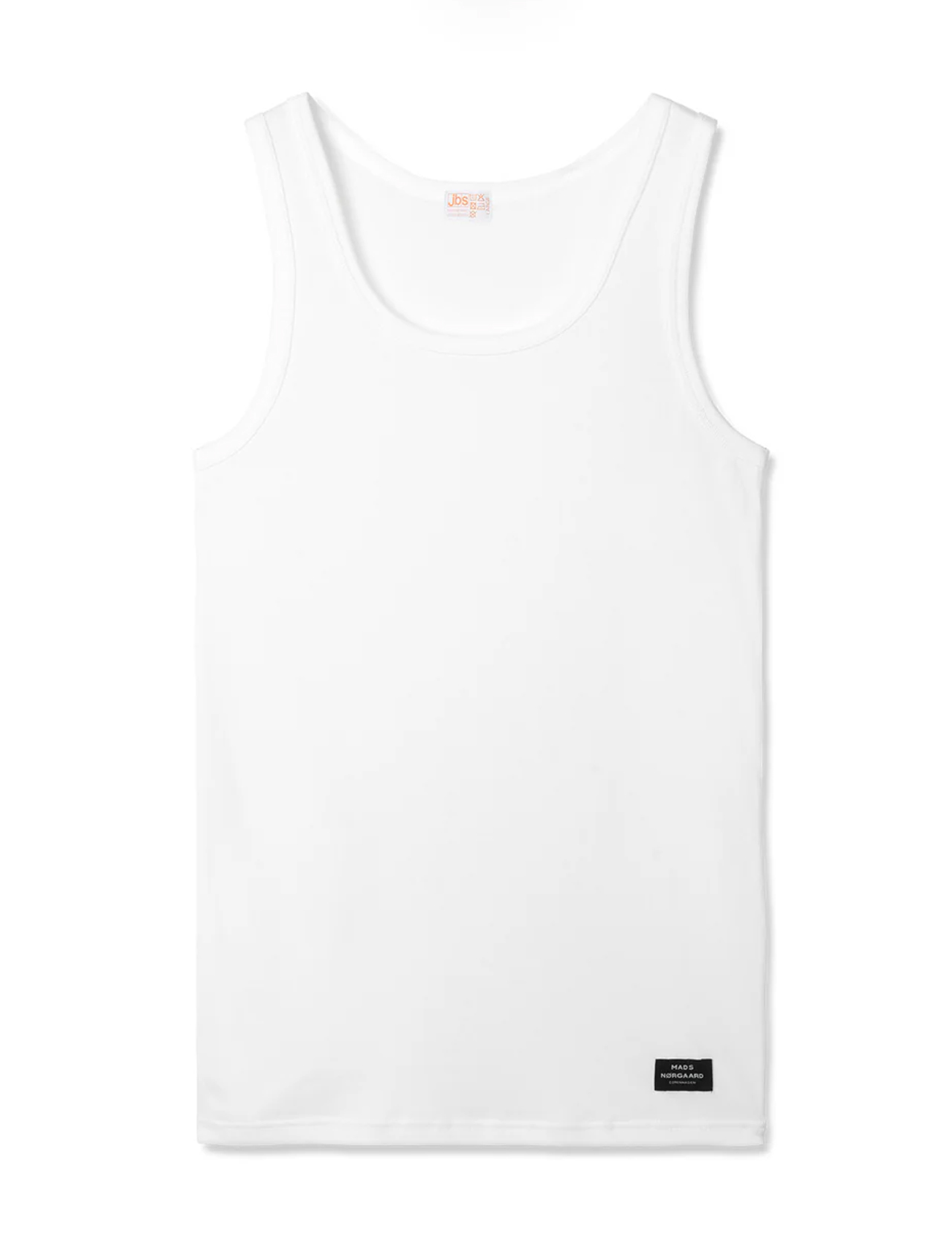 JBS x Mads Norgaard - Singlet Tank Top - White