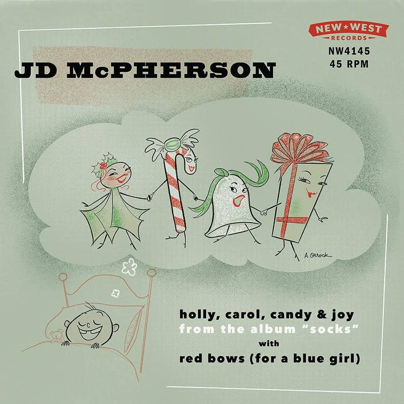 JD McPherson - Red Bows For A Blue Girl/Holly, Carol, Candy and Joy (RSD Exclusi