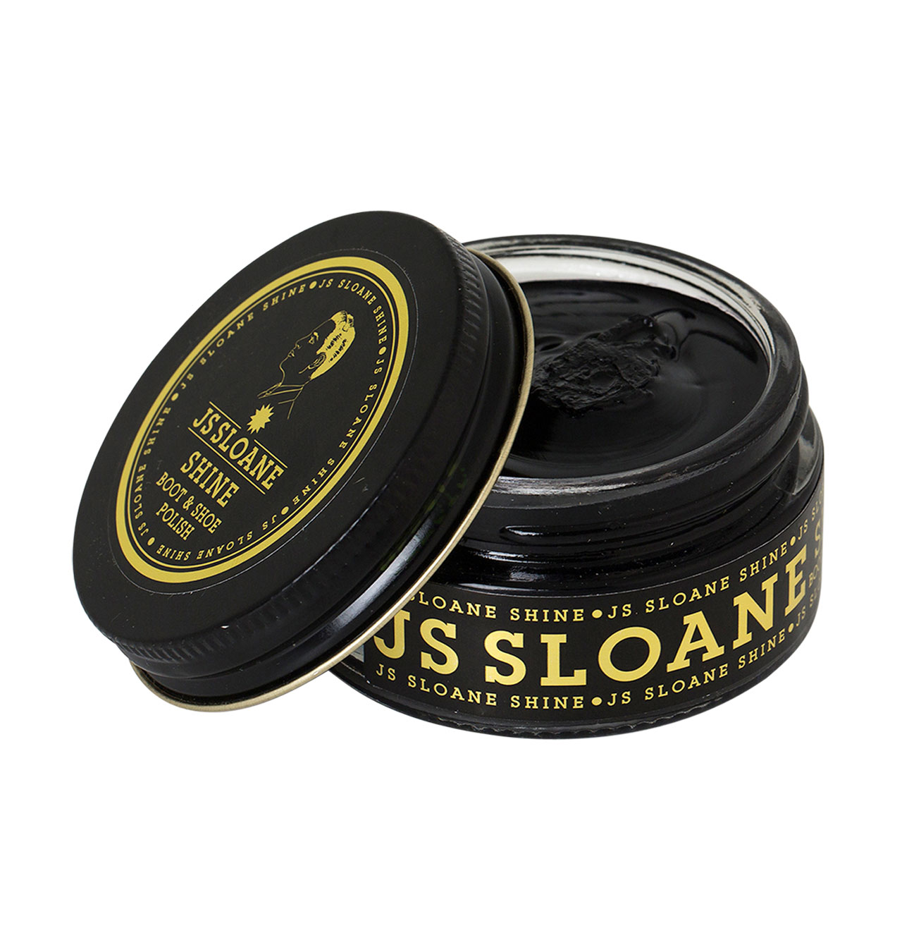 JS Sloane - Shine Boot & Shoe Polish - Black (45gr) 