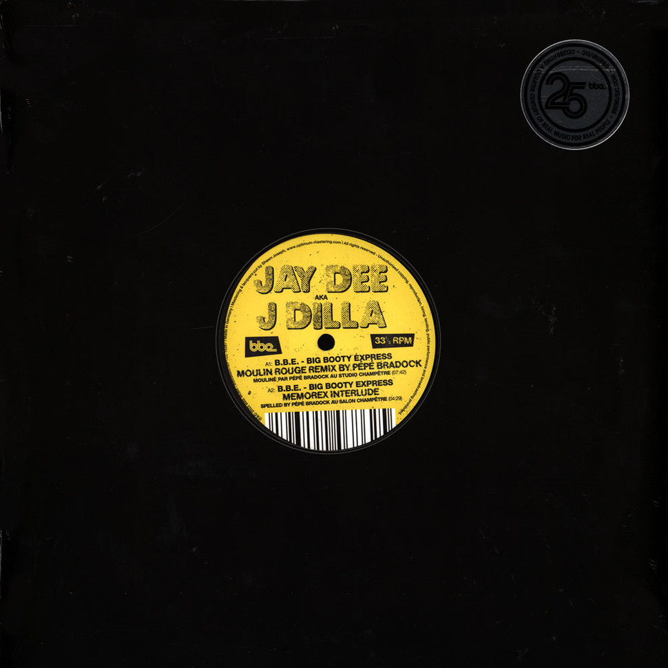 Jay Dee aka J Dilla - B.B.E. - Big Booty Express - EP 12´