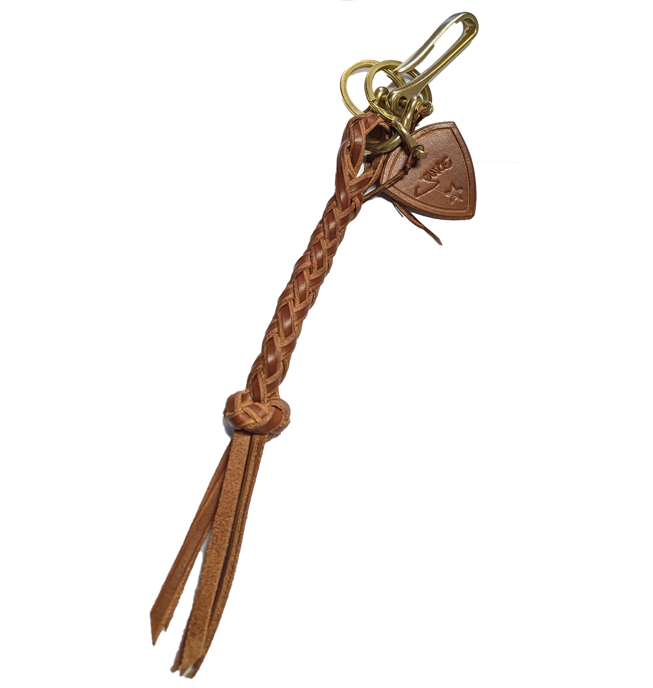 Jonte - Medium Leather Braided Key Hook