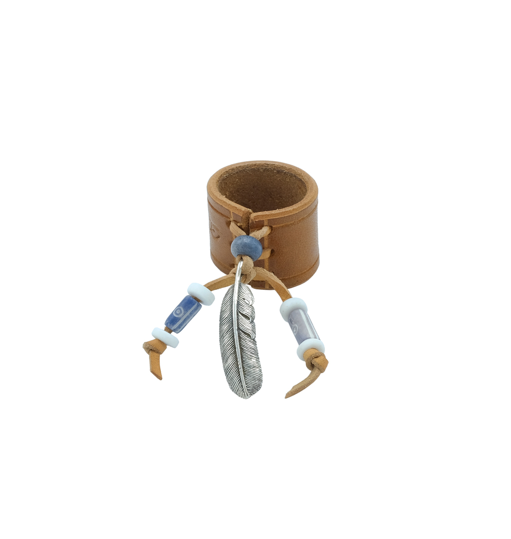 Jonte - Silver Feather Woggle #2
