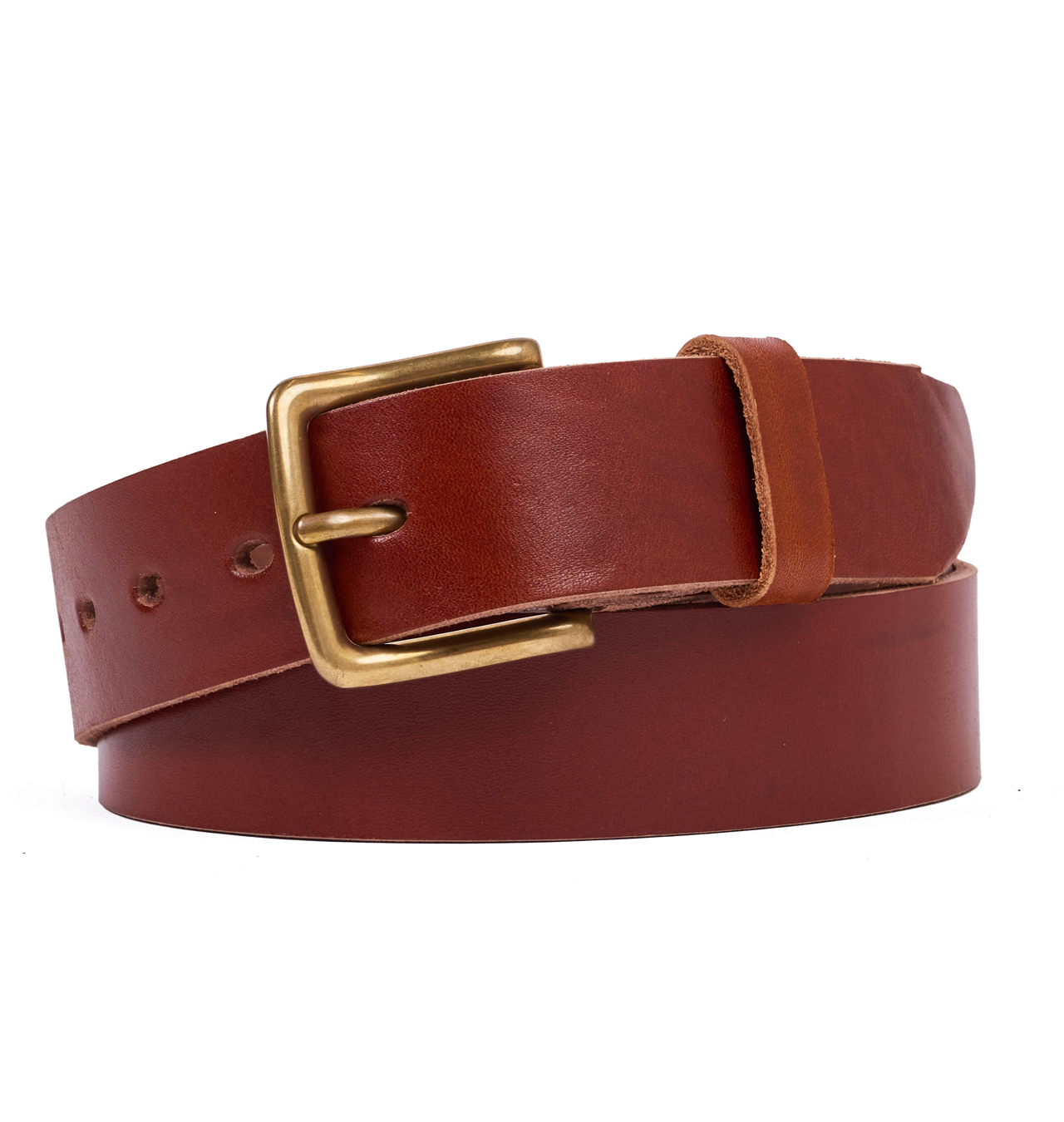 Kalos & Sons - Saddle Leather Belt - Cognac