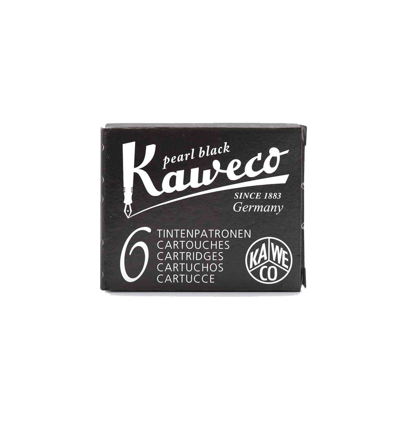 Kaweco - Ink Cartridges 6-Pack - Pearl Black