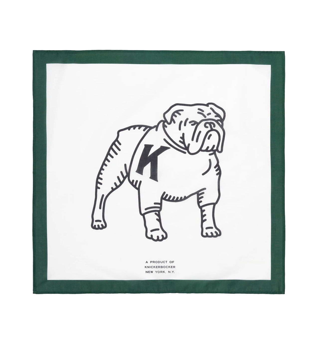 Knickerbocker - Bulldog Bandana - White