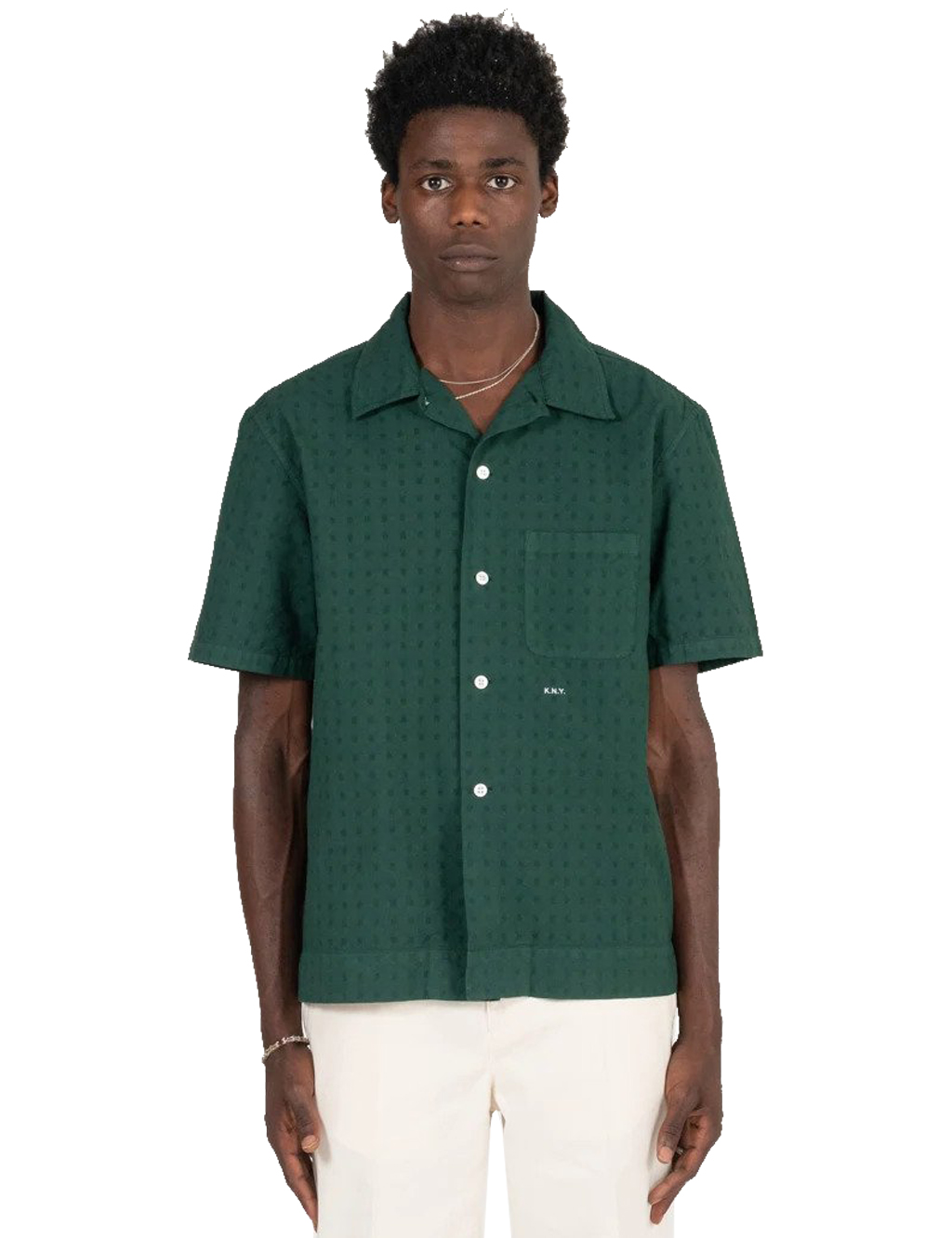 Knickerbocker---Check-Shirt---Green1