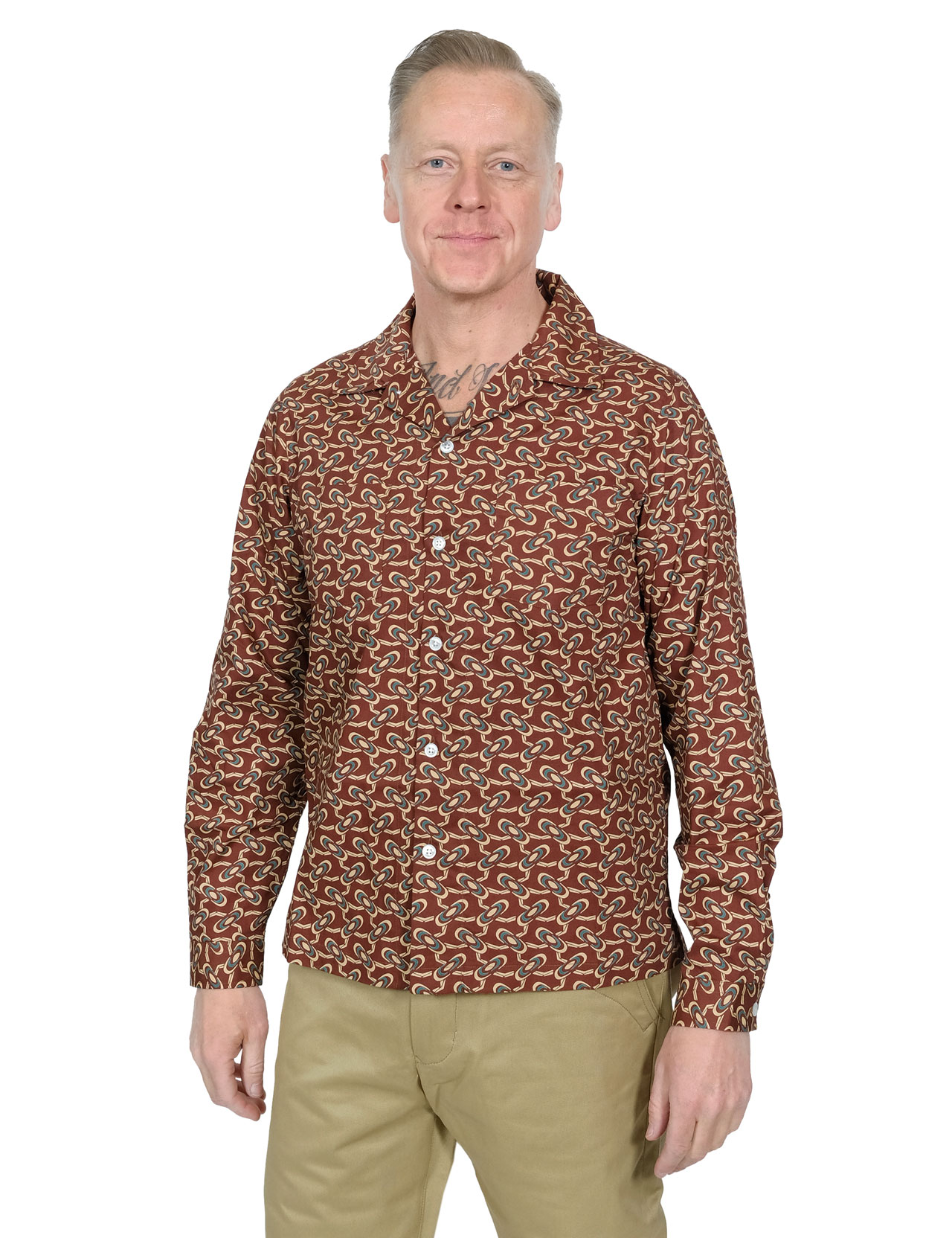 Knickerbocker - Comma Camp Shirt L/S - Tripper Rust