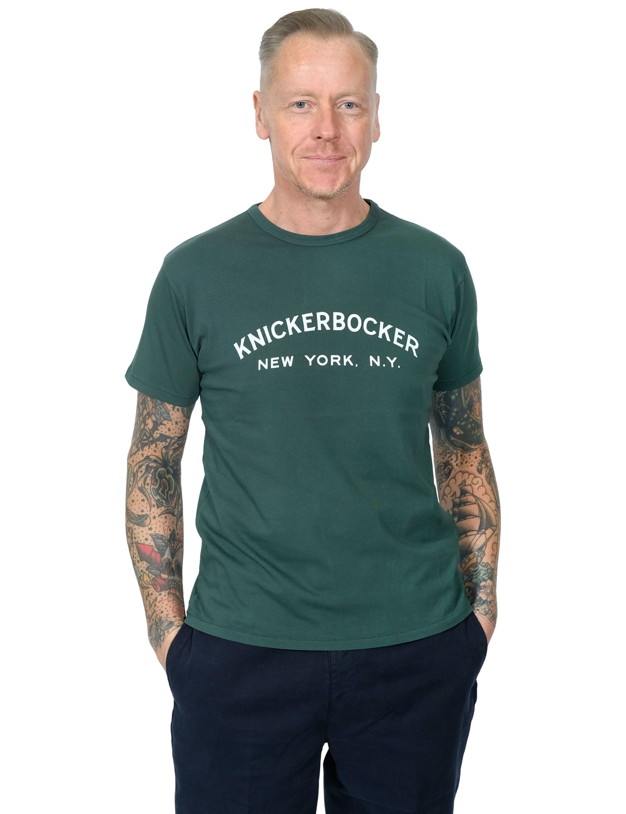 Knickerbocker - Core Logo T-Shirt - Green