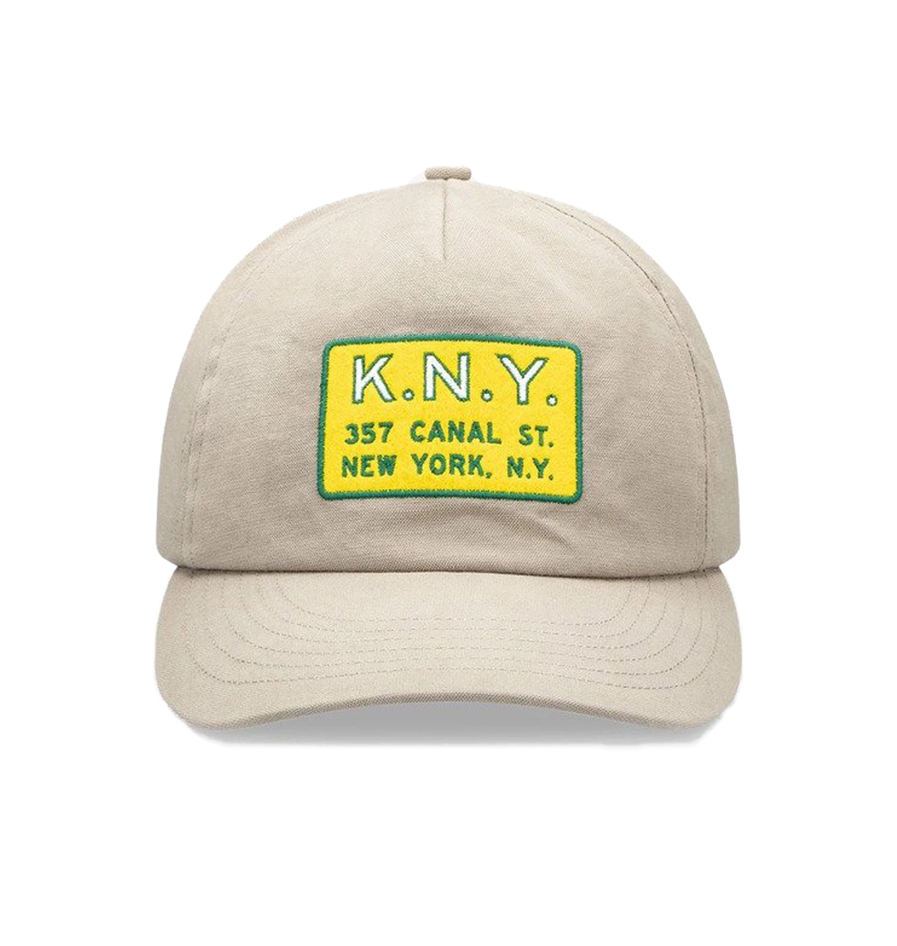 Knickerbocker - Cotton & Linen Attendant Cap - Stone