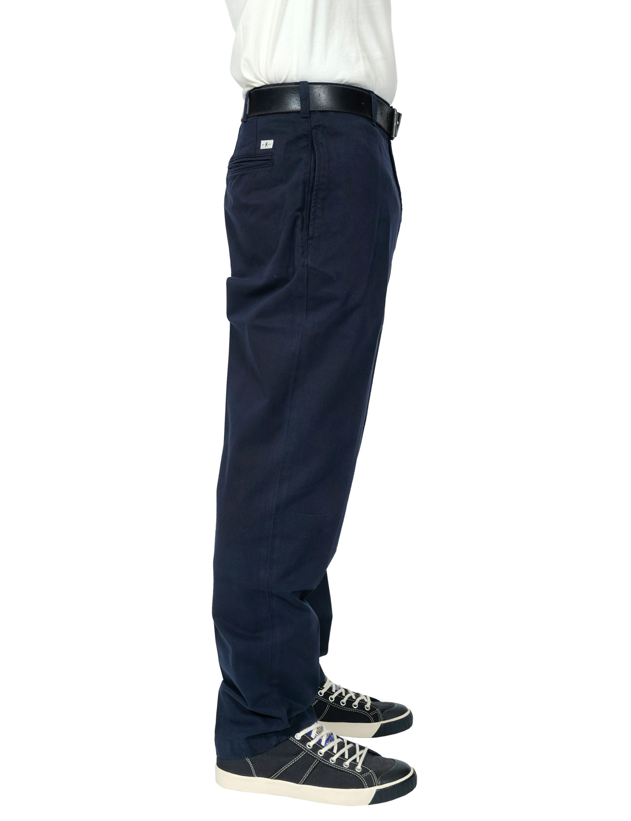 Knickerbocker Flat Front Tapered Trouser Twill Navy