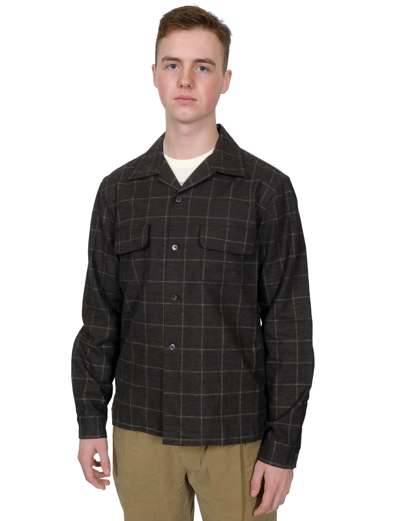 Knickerbocker - Jack Camp Shirt - Brown Plaid